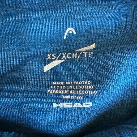 Blue Long Sleeve Athletic Top w/ thumb holes - Picture 10 of 10